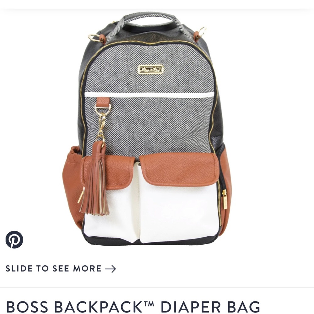 Itzy Ritzy Boss Diaper Bag NWT!